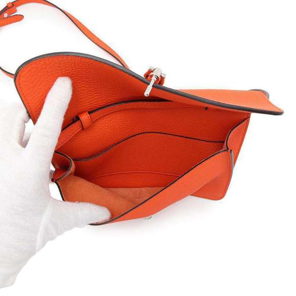 Gucci Jackie Leather Shoulder Bag Orange - Picture 5 of 11